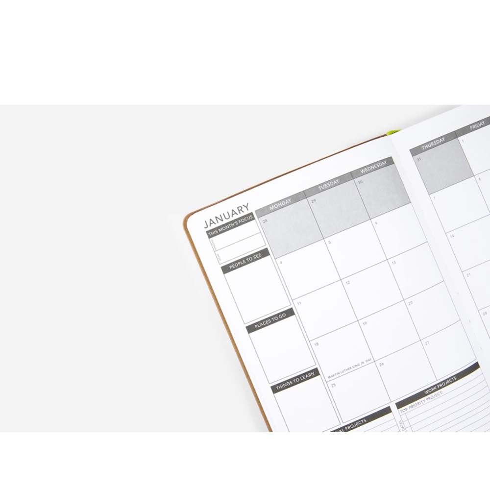 Weekly 2021 Annual Rose Gold Passion Planner Small - Picture 5 of 7